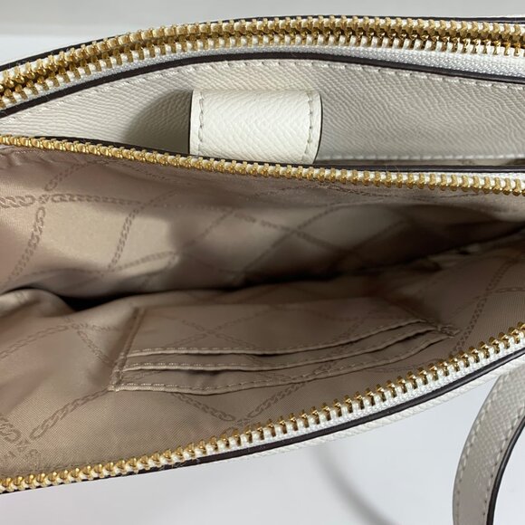 MICHAEL MICHAEL KORS Houston Crossgrain Leather Double-Zip Crossbody Bag EUC - Picture 11 of 11